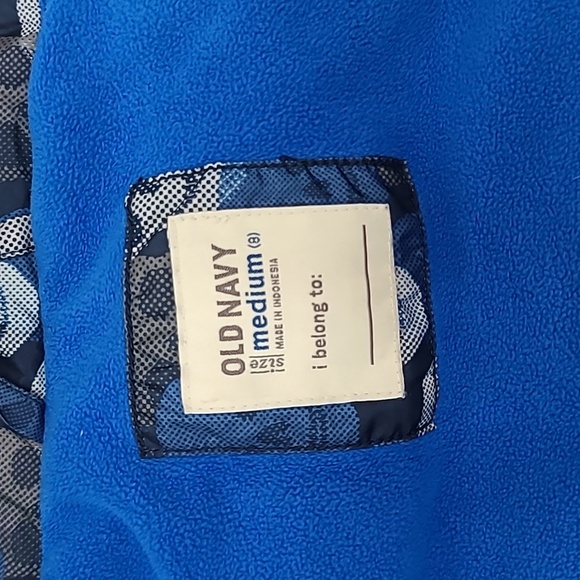 Old Navy Kids Sleeveless Quilted Puffer Vest/Jacket in Blue/Gray - Picture 11 of 17